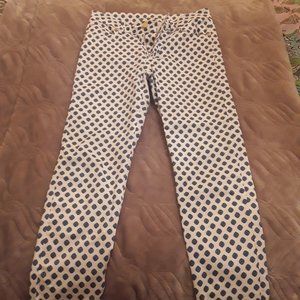 Microprint slim pant